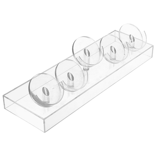 Caja expositora de acrílico para cojín compacto