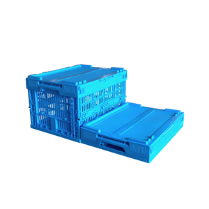 Caja de almacenamiento plegable grande de PP azul