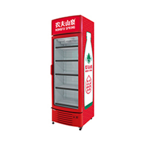 Refrigerador vertical comercial de exhibición del exhibidor de una sola puerta de vidrio