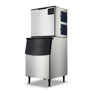 Máquina para hacer hielo comercial refrigerada por aire, tipo Modular, tipo cubo, 225-315 KG/24H, con depósito de almacenamiento