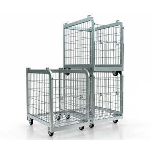 Contenedor rodante apilable